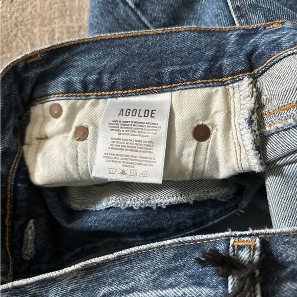 NWT Agolde Criss Cross Straight Jeans - Picture 4 of 6